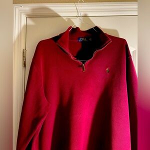 Men’s polo sweater with zipper